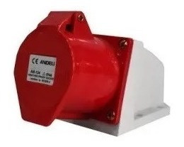 Toma Industrial Hembra 3p+t380-415v 32a Ip44 Superf Andeli