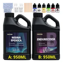 Comprar Kit De Resina Epoxy Para Artesanías Y Bricolaje, 1.9kg