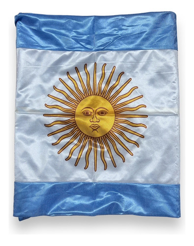 Bandera Argentina 90x144cms * Modelo Economico * 2 Sogas *