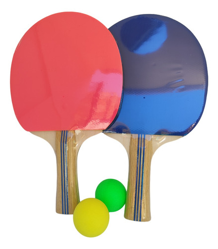 Set 2 Paletas De Ping Pong Loki Gomas De Colores