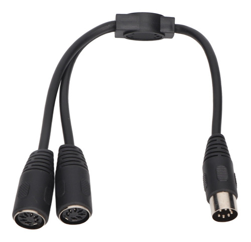 Cable Din De 7 Pines A 2 Conectores Hembra En Y, Pvc, 0.98 P