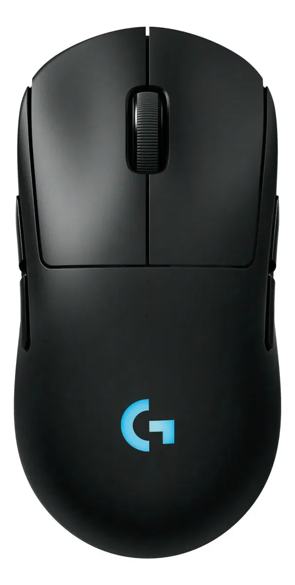 Mouse Gamer Sem Fio Logitech G PRO 2 LIGHTSPEED para Destros ou Canhotos, 4 Botões Programáveis, Sensor HERO 2 44K DPI, PC/Mac - Preto