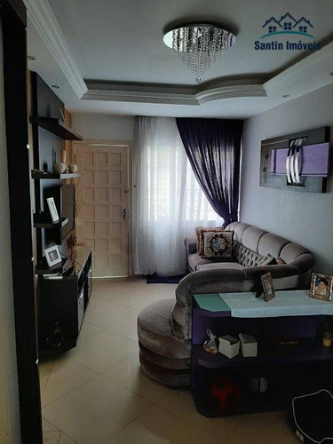 Imagem 1 de 30 de Sobrado De 130 M² Com 03 Dormitórios (sendo 01 Suíte) À Venda, Por R$ 560.000 - Xaxim - Curitiba/pr - So0306