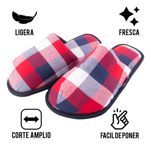 Pantufla Hombre Mujer Invierno Talla Ch 22-24 Twins