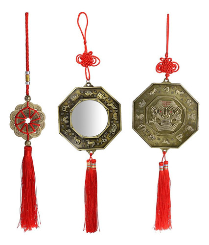 3pzs Amuleto Suerte Con Colgante Feng Shui Amuleto Suerte
