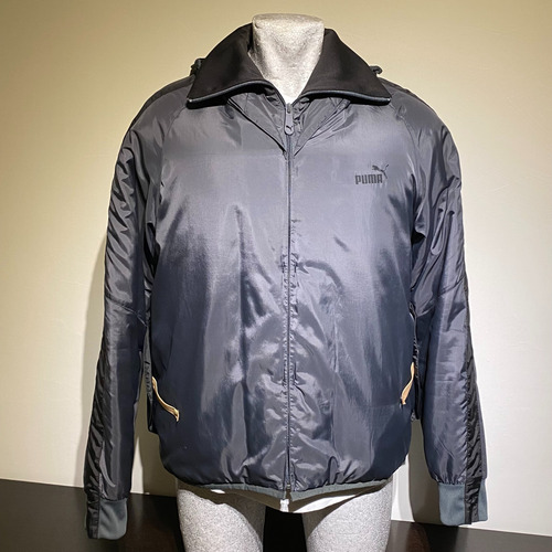 Puma Chamarra Deportiva Gris Talla M (Usado)