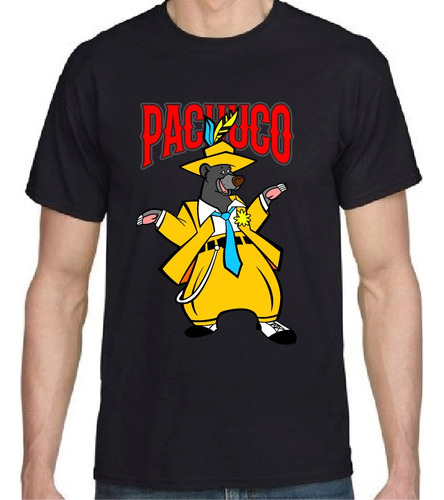 Polera Oso Pachuco Tin Tan Baloo Retro Hombre Mujer Algodón