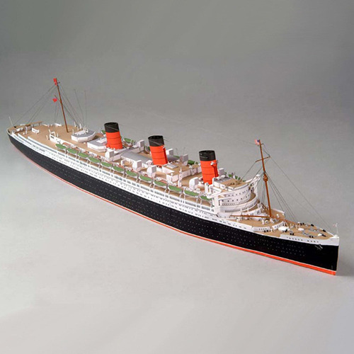 Crucero De Construcción De Rompecabezas 3d Modelo A Escala