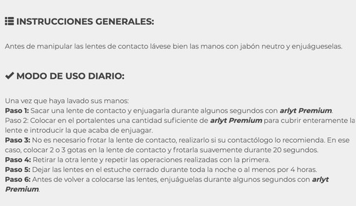 Arlyt Premium 360m Solución Multiuso Multipropósito Estéril