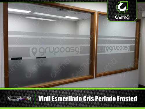 Vinil Esmerilado Frosted Gris Para Vidrios 1.22 X 1.00