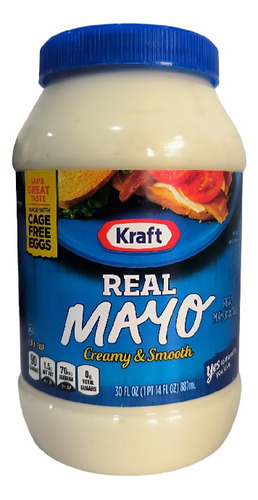 Real Mayo Mayonesa Kraft 887ml Importada 