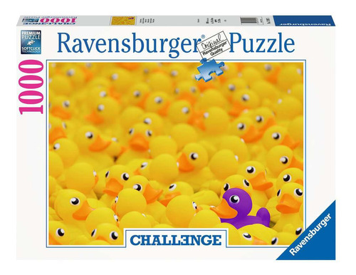 Puzzle 1000 Pz Challenge Patos De Goma Ravensburger 170975
