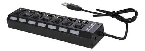 , Jdl-a7 Hub Usb Hub 7 Puerto Usb 2.0 Interruptor ,