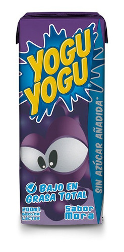 Bebida Lactea Yogu Yohu  Mora 200cc(12 Unidades) Super