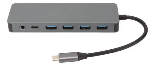 Adaptador Multipuerto Usb Hub Hd Vga Gigabit Audio Mm Sd Tf