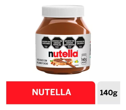 Nutella X 140 Grs Pasta De Avellanas - La Botica