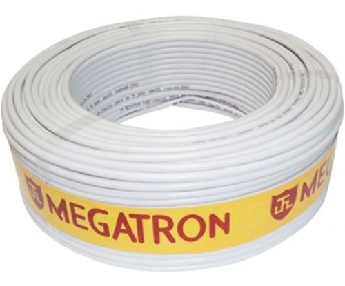 Cabo Coaxial Rg 06 75 Ohms 67% Br- 100 Mts- Megatron