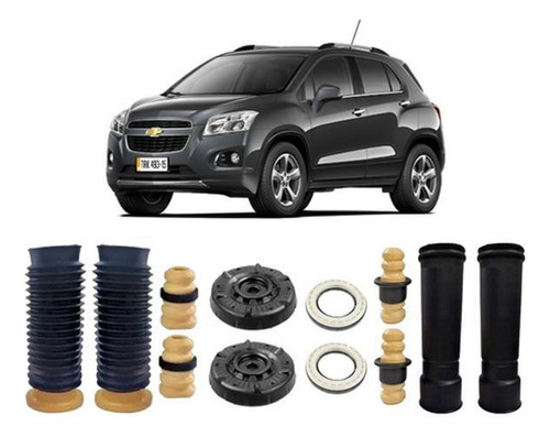 4 Kits Suspensão Dianteira Traseira Tracker 2014 2015 2016