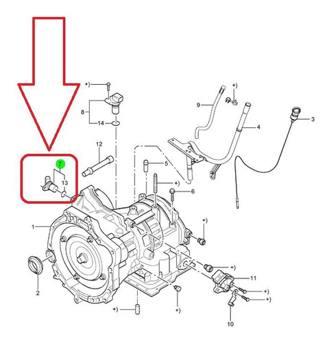 Sensor Velocidade Transmissao Automatica Focus 02-13 Orig *