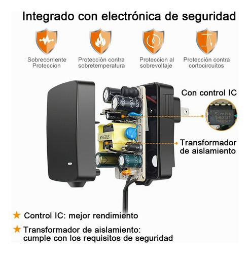 . Adaptador De Corriente Universal 30w