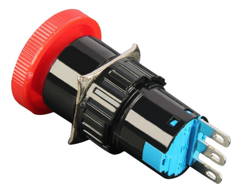 16mm Enclavamiento Interruptor De Botón De Parada De