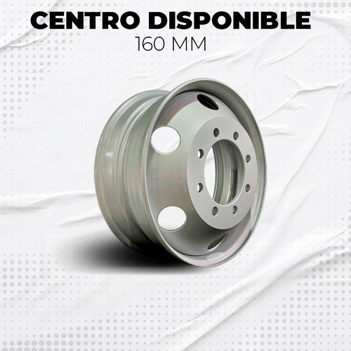 Llanta Disco Dual 6,00 X 17,5 - Ford 4000 - Trailers Gris