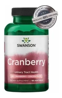 Cranberry Swanson C/ 180 Cápsulas Softgel Original Eua