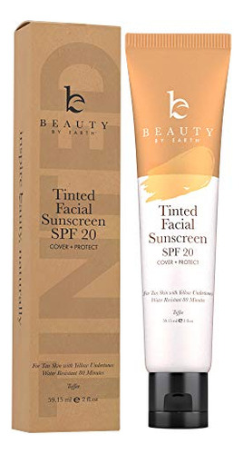 Protección Solar Facial - Tinted Sunscreen For Face - Spf 20