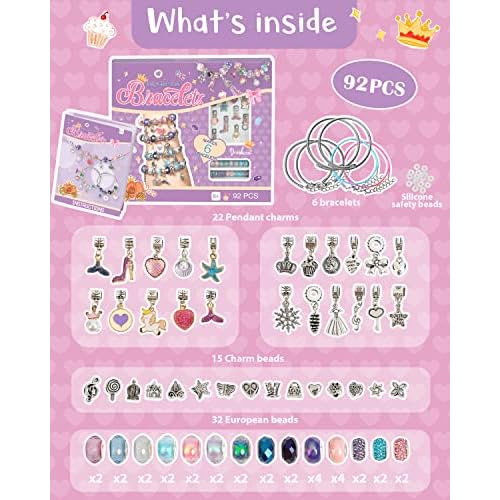 Kit De Fabricación De Pulseras De Dijes, S Y Manualid...