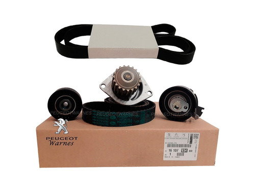 Distribucion + Bomba Original + Poly V Peugeot 308 1.6 Nafta