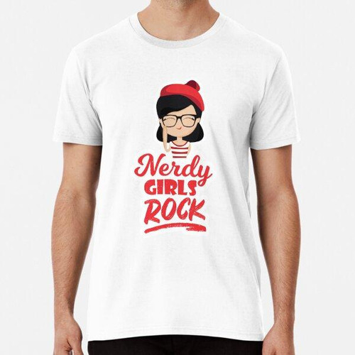 Remera Nerdy Girls Rock Geek Nerd Algodon Premium