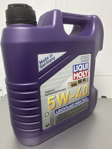 Aceite Leichtlauf High Tech 5w-40 Liqui Moly 4 Lts