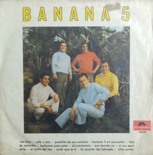 Vinilo Lp De Banana 5  El Aventurero (xx1269