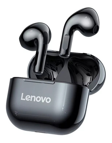 Lenovo Fone De Ouvido Bluetooth Sem Fio Lp40 - Preto Cor Preto