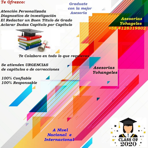 Imagen 3 de 6 de Asesoría De Tesis De Grado, Monografías, Anteproyectos Y Mas