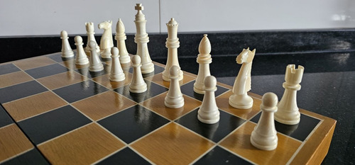 Juego De Ajedrez Profesional Tablero Plegable