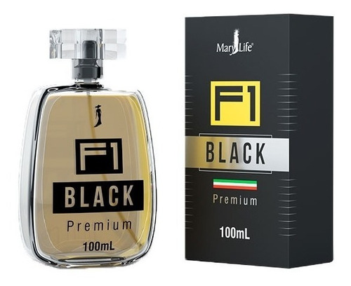 Perfume / Colônia F1 Black Premium 100ml Mary Life, Lazer E Velocidade