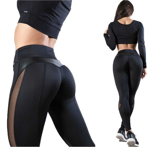 Leggins Lycra Deportiva Dama Levanta Gluteos Sexy