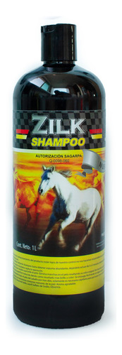 Shampoo Para Caballo Zilk 1 Lt Limpieza Profunda