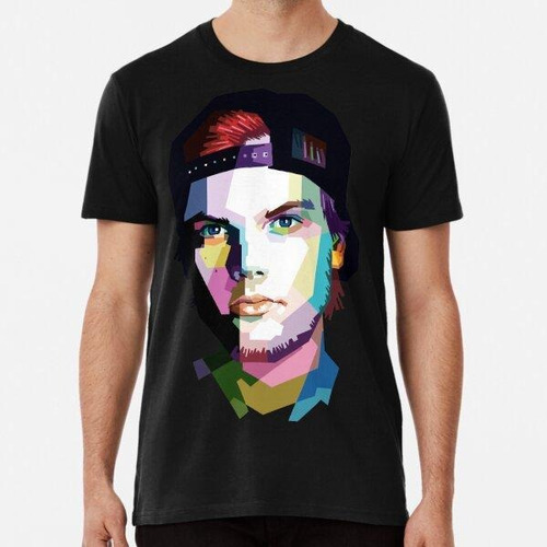 Remera Avicii En Colorido Retrato De Arte Pop Algodon Premiu