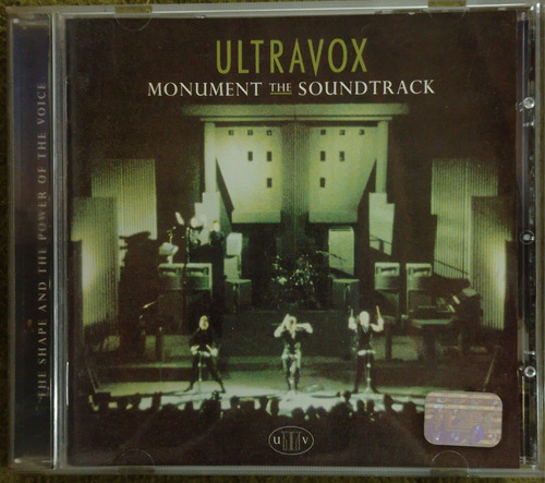 Cd Ultravox Monument (live) The Soundtrack 1983 Made In Uk
