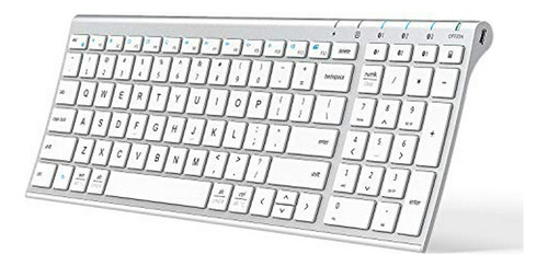 Iclever Teclado De Bluetooth, Teclado Multi Dispositivo Reca