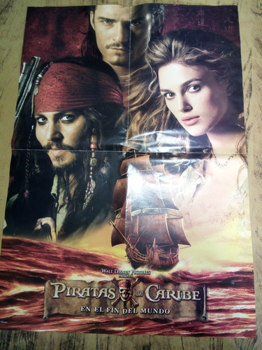 Poster Piratas Del Caribe En El Fin Del Mundo