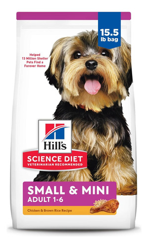 Hill's Science Diet Perro Adulto Small & Mini 7.03 Kg.