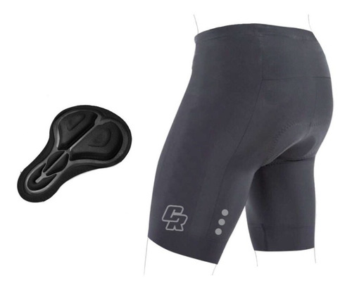 Imagen 2 de 11 de Calza Bici Cross Road Badana Bike Ciclismo Gel Motoscba