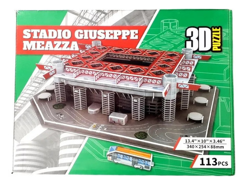 Rompecabezas Estadio Maqueta 3d Stadio Giuseppe Meazza