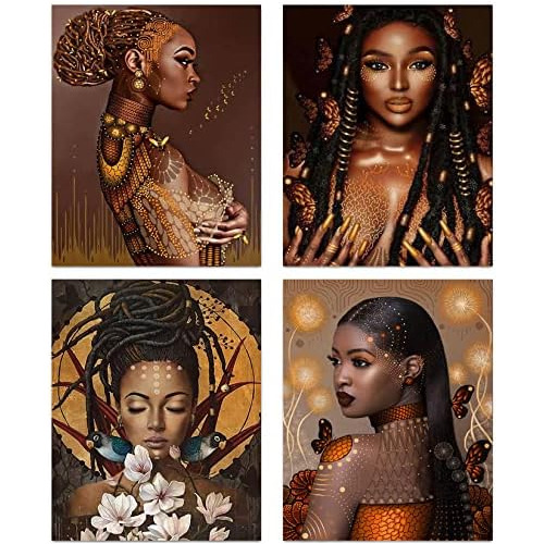 Arte De Pared De Mujer Negra Africana, Pósters Estéti...