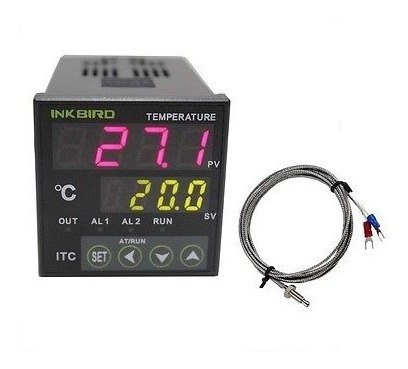 Digital Controlador De Temperatura Pid Itc-100rh + K Relé De