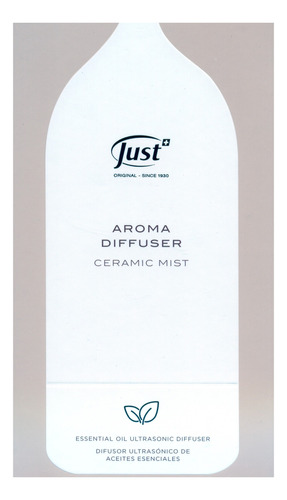 Difusor De Aromas Ultrasónico - Ceramic Mist - Just - 100ml