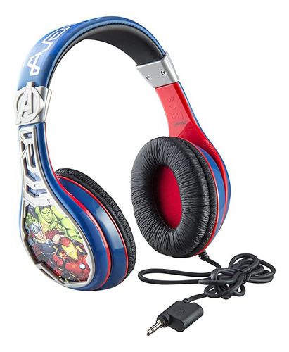 Ekids Avengers - Auriculares Para Niños, Diadema Ajustable.